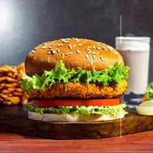 Paneer makhani burger