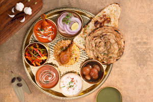 Premium Non-veg Chicken Thali - Serves 1