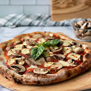 8" Mushroom Loaded Pizza