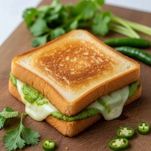Cheese Chutney Grilled Sandwich