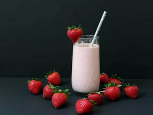 Strawberry Ice Cream Milkshake