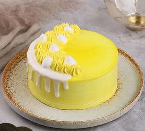Eggless pineapple cake