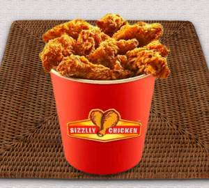 Bucket fried chicken 6 pcs