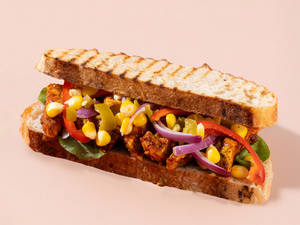 Veg | Pepper Paneer And Corn Sandwich