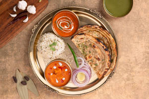 Vegetarian Executive Thali- Serves 1