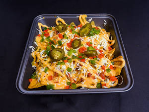Mushroom And Cheese Nachos