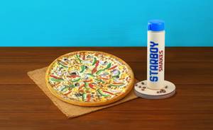 Veg Loaded Pizza (P) + Cold Coffee