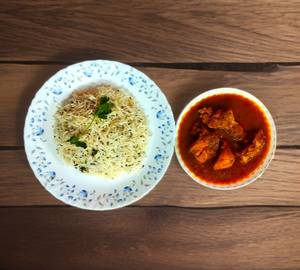 Jeera Rice + Chicken Kasha Combo