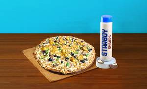 Whole Wheat Peri Peri Chicken Pizza (P) + Vanilla Oreo Milkshake