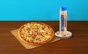 Cheesey Loaded Pizza (P) + Salted Caramel Coffee