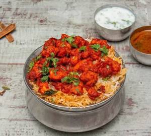 Chicken fry biryani                         