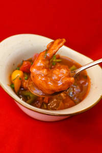 Schezwan Prawn ( 5 Pc )