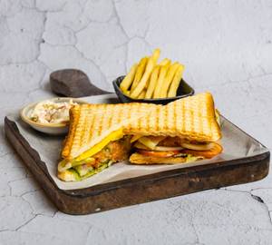 Masala  Aloo Tikki Sandwich