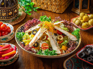 Chicken Fattoush Salad.