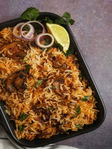 Mushroom Biryani