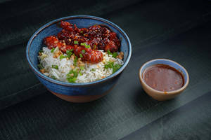 Chilly Honey Chicken Rice Bowl