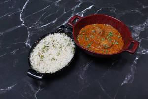 Dum Aloo Banarasi With Rice