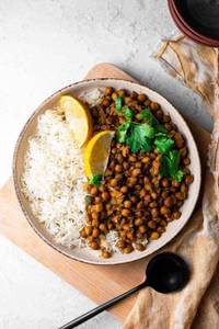 Chana Masala With Jeera Rice