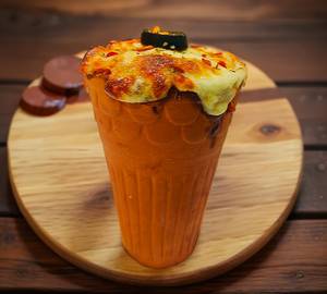 Cheese loaded kulhad pizza must try o