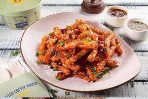 Crispy Honey Chilli Potatoes