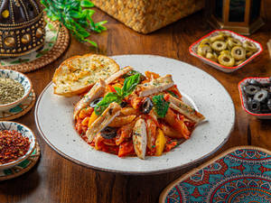 Chicken Penne Pasta In Arrabiata Sauce