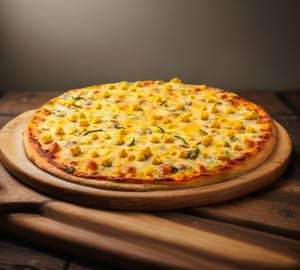 Green Chilli Corn Pizza