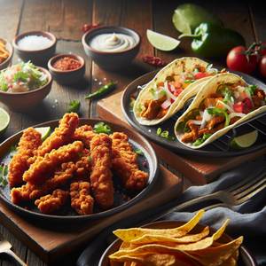 Chicken strips 2 pics