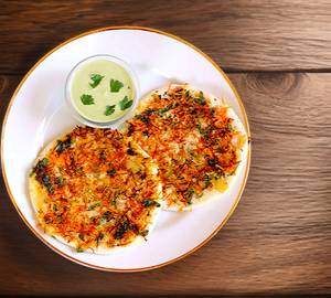 Tomato capcicum uttapam