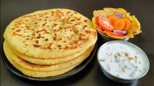 Aloo Paratha 2 Pcs+ Raita+ Salad