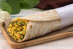 Gluten Free Tofu Bhurji Wrap