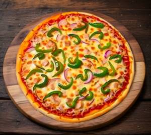 Onion and Capsicum Pizza
