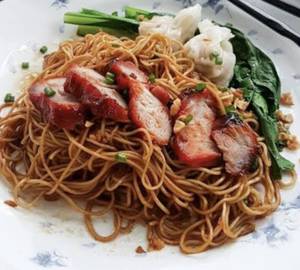 Roasted Pork yakisoba Chow