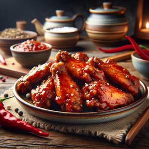 Spicy chicken wings _4 pic