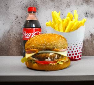 Paneer Corn Burger Combo