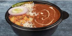 Jeera Rice With Dal Makhni