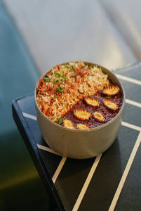 Babycorn Masala Rice Bowl
