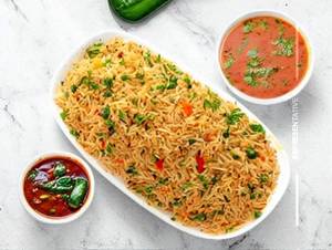 Veg Triple Schezwan Rice