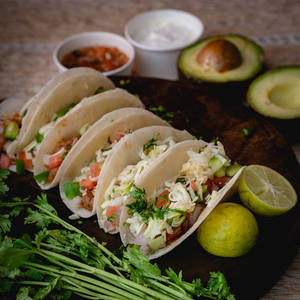 Soft Roasted Chicken Taco
