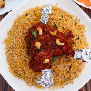 Chicken Lollipop Biryani