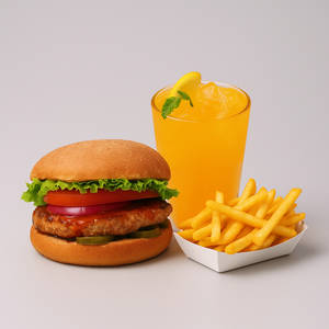 OG Grill'd Burger Non Veg Combo