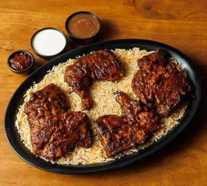 Full Mandhi rice with full alfaham chicken