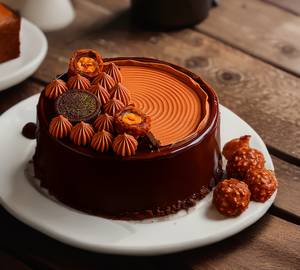 Ferrero Rocher Cake Eggless