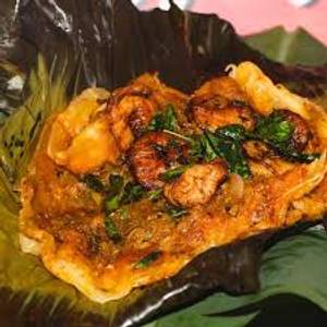 Prawn Kizhi Parotta