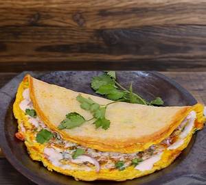 Egg Masala Dosa 1Pcs And Leamon Rice