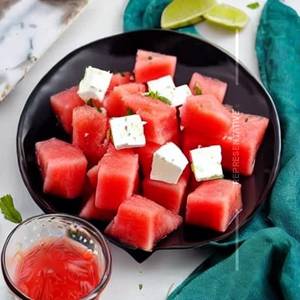 Watermelon feta cheese