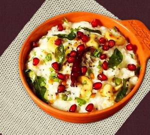 Curd Rice. +  Porata 2Pcs