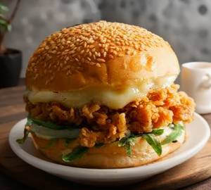 Bbq chicken burger