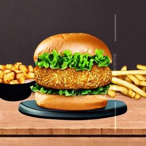 Double Chicken Burger