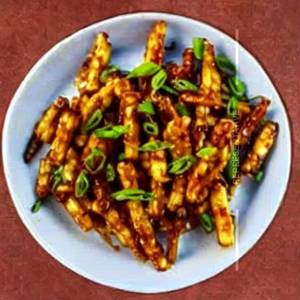 Crispy Chilli Honey Glazed Baby Corn