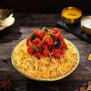 Lucknowi Chicken 65 Biryani Handi